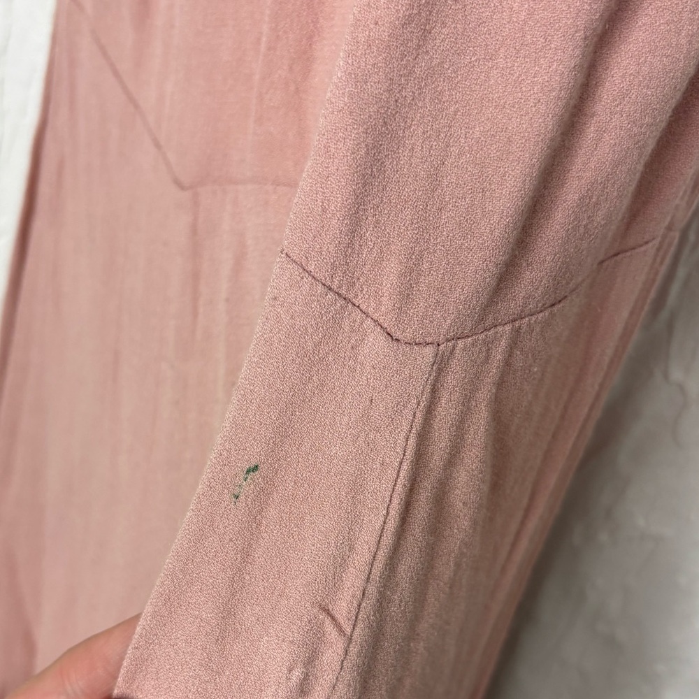 Reformation Off The Shoulder Verbena Maxi Dress In Blush Size 6 - Picture 6 of 11
